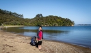 Kaingahoa Bay Rawhiti waiting for the water taxi 