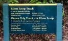Track sign Otanewaiuku Forest