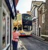 The narrow streets of Lyme Regis