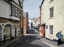 The narrow streets of Lyme Regis