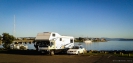 Beside the Tauranga Harbour