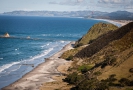 Mangawhai Heads beach from Mangawhai Cliff Top Walkway