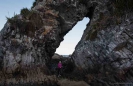 Natural rock arch on the Mangawhai Cliff Top Walkway