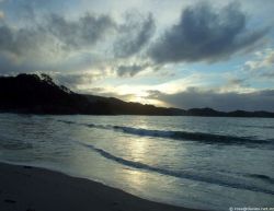 Otamure beach sunset