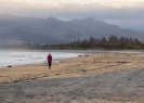 Looking south along Waikouaiti Beach towards Karitane