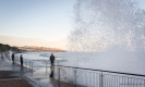 Waves at St Clair beach Esplanade