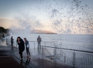 Waves at St Clair beach Esplanade