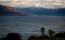 Lake Hawea and mountains - morning