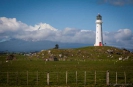 Cape Egmont lighthouse and Mt Taranaki