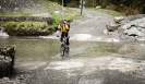 Ross crossing a stream
