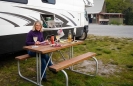 BBQ tea at Okarito Camping ground
