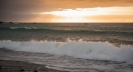 Setting sun - Okarito Beach