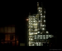 Marsden Point Oil Refinery at night
